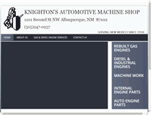 Tablet Screenshot of knightonsauto.com